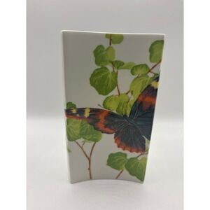 Mikasa Silk Lady Bone China Vase Michael Lax Butterfly Ivy A7722 Narumi Japan